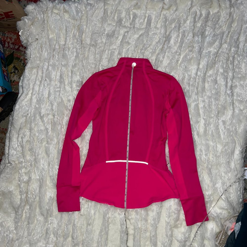 Athleta Womens Turtleneck XXS Pink Plush Tech 3.0 Mock Neck 1/2 Zip Pullover - Picture 11 of 16